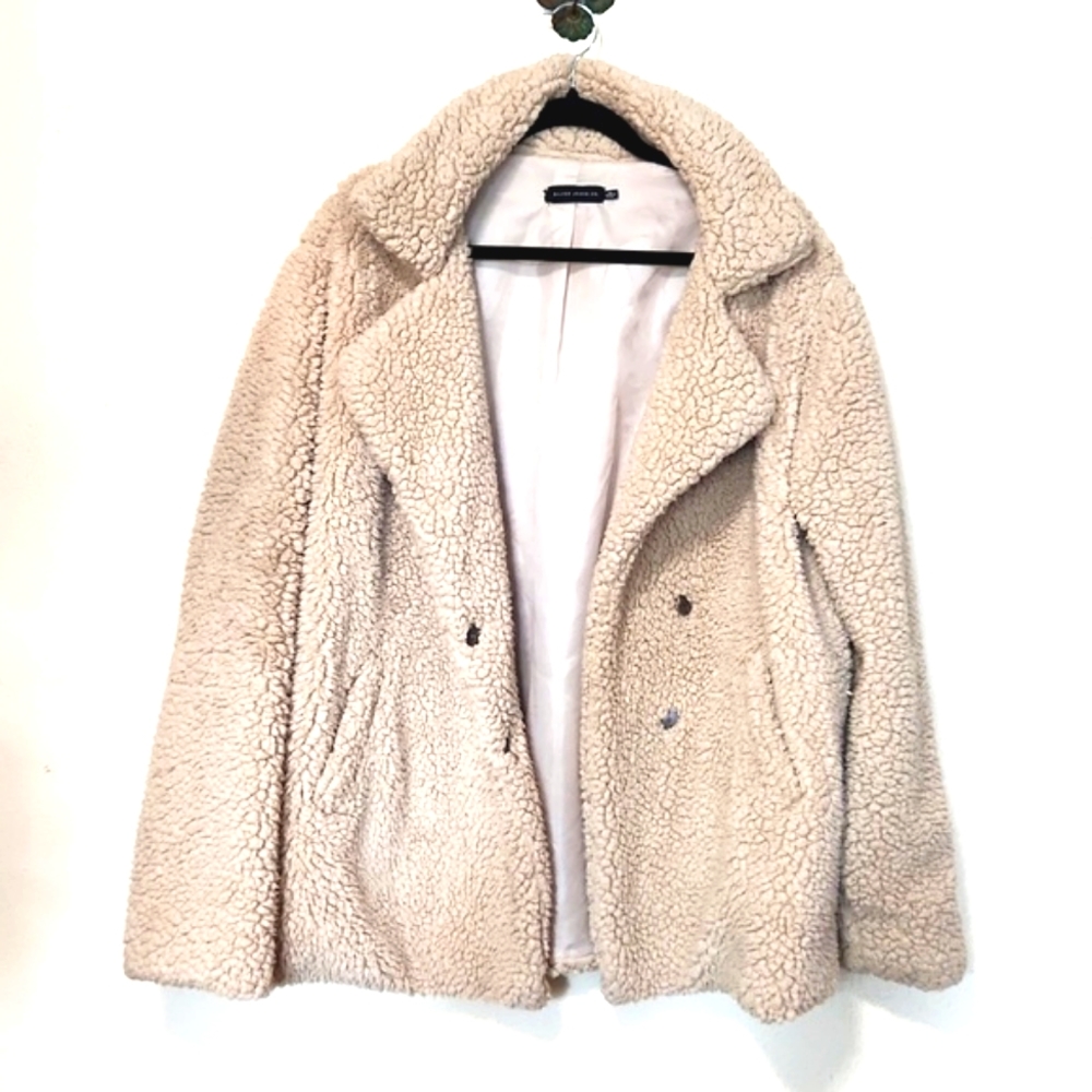 Silver Jeans Co. Faux Sherpa Fur Jacket Women's XXL - Picture 5 of 9